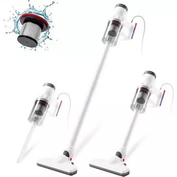 Беспроводной пылесос, ручной пылесос 5 в 1, легкий пылесос с щеткой, автомобильный пылесос для уборки шерсти домашних животных, деревянного пола, кошачьего туалета, ковров, матрасов