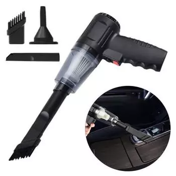 Беспроводной пылесос с мощным двигателем 120 Вт, 6000 Па, сильное всасывание, низкий уровень шума, портативный беспроводной пылесос 2-в-1, воздуходувка