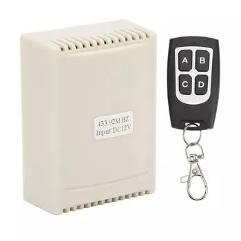 Беспроводной релейный пульт дистанционного управления, 4-канальный контроллер, комплект 12 В для промышленности