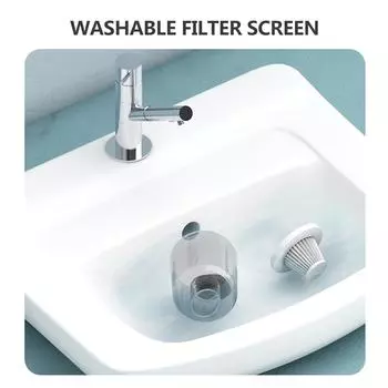 Беспроводной ручной автомобильный пылесос Мощный всасывающий крошечный автомобильный пылесос для офисного автомобиля и дома чёрный