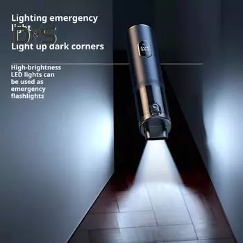 Беспроводной ручной автомобильный пылесос с мощностью всасывания 14000 Па, низким уровнем шума, цифровым дисплеем, бесщеточным двигателем, пылесосом для удаления пыли зелёный