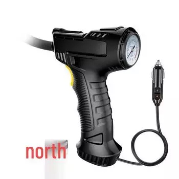 Беспроводной ручной автомобильный воздушный насос с цифровым манометром для шин для экстренных случаев