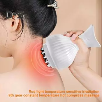 Беспроводной ручной массажер для ног, 9 режимов, регулируемый, с низким уровнем шума, автоматическим отключением, перезаряжаемый беспроводной массажер для расслабления мышц