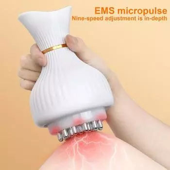 Беспроводной ручной массажер для ног, 9 режимов, регулируемый, низкий уровень шума, автоматическое отключение, возможность подзарядки