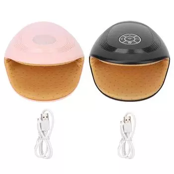 Беспроводной ручной массажер для снятия боли, регулируемый горячий компресс, электрический ручной массажер Pink