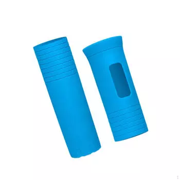 Беспроводной ручной микрофон с защитной рукояткой, противоскользящим универсальным микрофоном синий