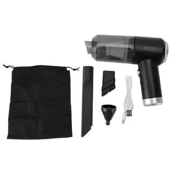 Беспроводной ручной пылесос 7000 Па 50000 об/мин Компактный домашний автомобильный пылесос 120 Вт Высокая мощность для чёрный