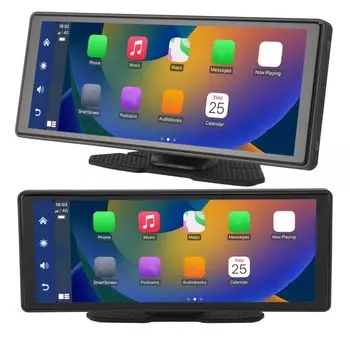 Беспроводной сенсорный экран Carplay с панелью приборов, WiFi, Bluetooth, Carplay, Android Auto, экран Carplay с GPS, голосом, FM и другими функциями, камера 10,26 и стерео,