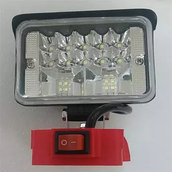 Беспроводной светодиодный рабочий свет 3 дюйма 18 светодиодов 2800 люмен 54 Вт для аккумуляторной батареи Milwaukee m1818v