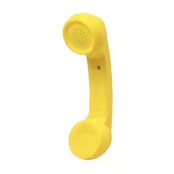 Беспроводной телефонный приемник Ретро-телефонная трубка Стабильное соединение Bluetooth-совместимый мобильный телефонный приемник Наушники жёлтый