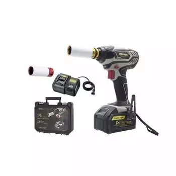 Беспроводной ударный гайковерт Takagi Infini-Link 18 В, перезаряжаемый, EARTH MAN IW-180LiB 1, зарядное устройство для аккумуляторной батареи с чехлом для замены шин