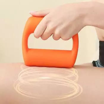 Беспроводной ударный массажер для мышц Fullfit Ручной массажер для глубоких тканей с вертикальными вибрационными волнами и ремешком для тела Долговечный аккумулятор Быстрый синий