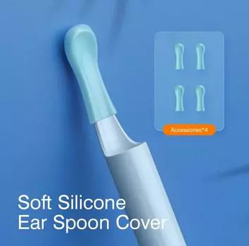 Беспроводной умный визуальный очиститель ушей Отоскоп WiFi светящийся ушной очиститель инструмент для удаления ушной серы с камерой ушной эндоскоп для удаления ушной серы белый