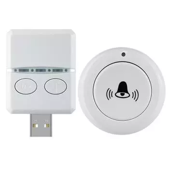 Беспроводной USB-музыкальный дверной звонок для дома, улицы, USB-беспроводной дверной звонок, 5 В постоянного тока, RF433 МГц, сопряжение, пульт дистанционного управления, 30 мелодий, регулируемая громкость, уход за кроватью