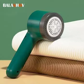 Беспроводной USB-зарядный аппарат для удаления катышков Одежда для свитера Бритва Триммер для свитера Пилинг для бритья Всасывающий шарик Машинка для удаления катышков зелёный