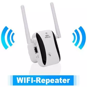 Беспроводной усилитель сигнала Wi-Fi через настенный маршрутизатор Amplificador Wi-Fi повторитель 300 Мбит/с