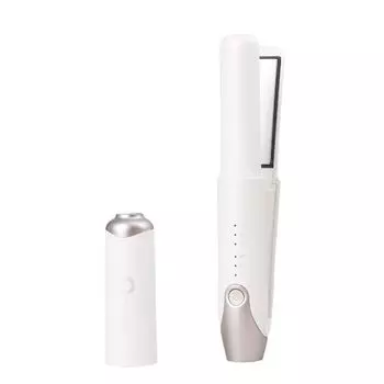 Беспроводной утюжок для волос Agetsuya, совместимый с зарубежными странами, белый, поставляется с переносной сумкой, разрешен для ручной клади, термостойкий, AG-0004-G