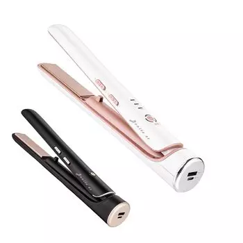 Беспроводной утюжок для волос с мобильным аккумулятором 5200 мАч большой, может использоваться около 1 недели на одном совместимом с зарубежными большими площадями короткое утро керамический