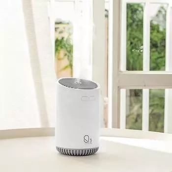 Беспроводной увлажнитель воздуха с 2000 мАч, ультразвуковой распылитель для дома, спальни, офиса, аккумулятор, мини-портативный увлажнитель большой емкости белый