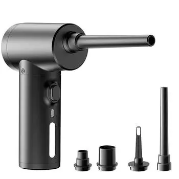 Беспроводной воздушный пылесос 50000 об/мин Пылесос USB сжатый воздуходувка для очистки клавиатуры компьютера ноутбука камеры чёрный