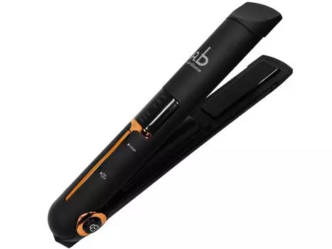 Беспроводной выпрямитель для волос Mini, экономит время, быстрый нагрев, 2 направления, легкий, компактный, небольшой, максимальная регулировка температуры 3 уровня, портативный, для путешествий чёрный