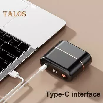 Беспроводной выпрямитель для волос с 3 регулируемыми температурами, быстрый нагрев, USB-зарядка, портативная электрическая горячая щетка, выпрямление волос, укладка, распутывание чёрный