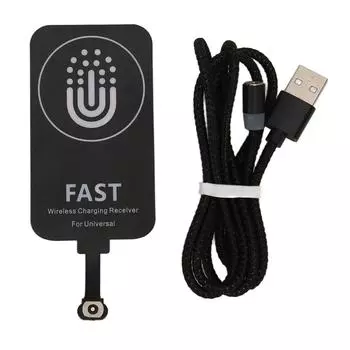 Беспроводной зарядный приемник 10 Вт ультратонкий беспроводной зарядный патч типа C с магнитной зарядкой