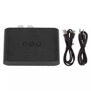 Беспроводной звуковой приемник Bluetooth 5.3 с поддержкой NFC, звуковой адаптер для автомобильной стереосистемы с разъемом AUX 3,5 мм