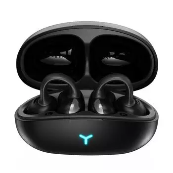 Беспроводные 5.3-дюймовые наушники-клипсы для беспроблемного ношения ENC с шумоподавлением и микрофоном HD, стереогарнитура HiFi с объемным звучанием на 360°