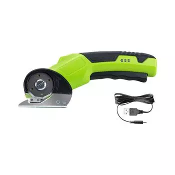 Беспроводные электрические ножницы, вращающиеся ножницы для пластиковых ковров, легко фиксировать и безопасно One Size зелёный
