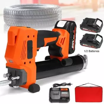 Беспроводные электрические смазочные пистолеты 20 В, автомобильное смазочное масло, топливный инструмент высокого давления с аккумулятором 1*Battery