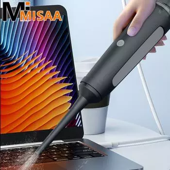 Беспроводные автомобильные пылесосы с сильным всасыванием, портативные инструменты двойного назначения, мини-ручная уборка для автомобиля, домашнего рабочего стола 01