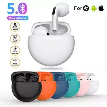 Беспроводные Bluetooth 5,0 наушники HIFI стерео наушники спортивные наушники с микрофоном наушники с шумоподавлением мини-гарнитура белый