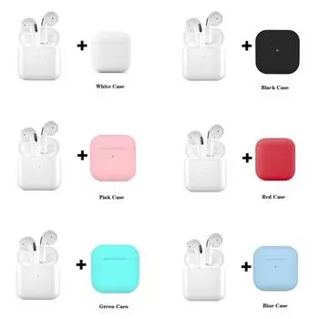 Беспроводные Bluetooth-наушники Air Pro 4 с чехлом Аксессуары для наушников Bluetooth-гарнитура с силиконовым чехлом для Air Pro 4 Чехол красный