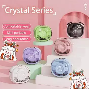 Беспроводные Bluetooth-наушники для iPhone и Android, цветные наушники чёрный