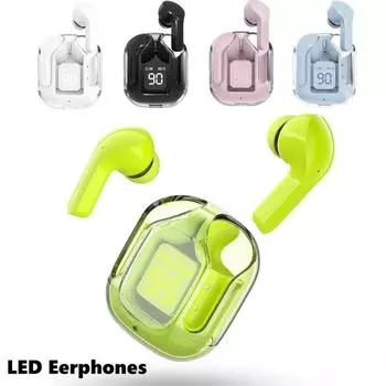 Беспроводные Bluetooth-наушники Hi-Fi стереонаушники с цифровым дисплеем, гарнитура с шумоподавлением и микрофоном, игровые наушники зелёный