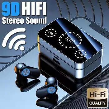Беспроводные Bluetooth наушники, Hi-Fi звуковые игровые гарнитуры, спортивные наушники, стерео музыкальные наушники с шумоподавлением
