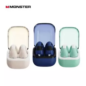 Беспроводные Bluetooth-наушники Monster XKT29 с заушным креплением, сенсорным управлением, гарнитура для спортивных звонков HD