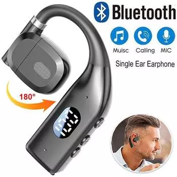 Беспроводные Bluetooth-наушники с микрофоном, наушники с костной проводимостью, гарнитура с шумоподавлением и громкой связью для вождения Audifonos