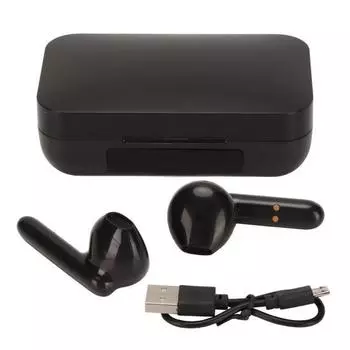 Беспроводные Bluetooth-наушники со светодиодным цифровым дисплеем, стереонаушники с быстрой зарядкой и микрофоном для ежедневного использования на открытом воздухе