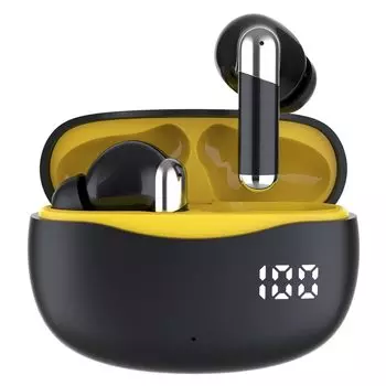 Беспроводные Bluetooth Высокое HiFi ENC Шумоподавление ANC Шумоподавление со светодиодной индикацией До 25 часов Маленькие и раздельные левый и правый наушники Ультра Автоматическое Сопряжение для 5.4 Наушников,