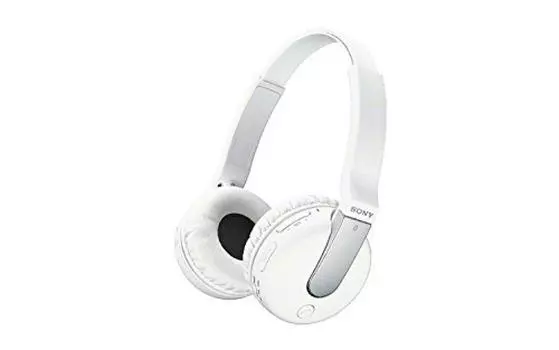 Беспроводные герметичные наушники SONY Bluetooth совместимые с микрофоном белые DR-BTN200W