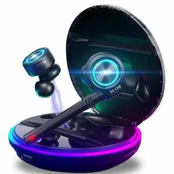 Беспроводные игровые наушники Bluetooth-наушники со съемным микрофоном Bluetooth-гарнитура HiFi Качество звука Шумоподавление Автоматическое сопряжение