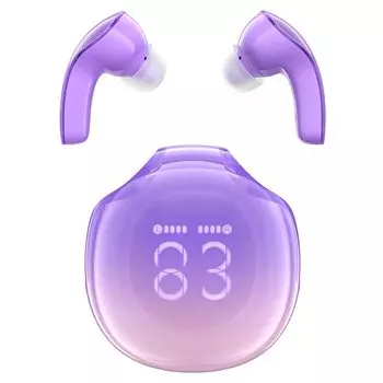 Беспроводные наушники ACEFAST SVE с функцией шумоподавления при звонках с использованием искусственного интеллекта Динамический драйвер 9 мм До 30 часов непрерывного воспроизведения Светодиодный дисплей Отображение оставшегося заряда