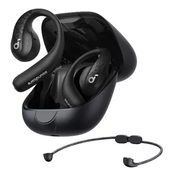 Беспроводные наушники Anker Soundcore AeroFit Pro с 3D-аудио, степенью защиты IP55 от пыли и влаги, до 46 часов воспроизведения, техническая поддержка PSE