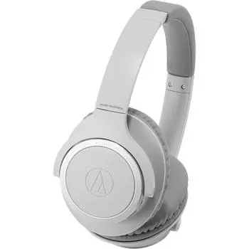 Беспроводные наушники Audio Technica ATH-SR30BT GY Bluetooth с микрофоном, до 70 часов воспроизведения, серые ATH-SR30BT GY, подлинные, из Японии серый