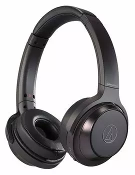 Беспроводные наушники Audio Technica BK Bluetooth Deep Bass SOLID BASS До 70 часов воспроизведения Черный BK ATH-WS330BT ATH-WS330BT