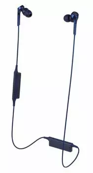 Беспроводные наушники Audio Technica SOLID BASS Deep Bass Blue ATH-CKS550XBT BL