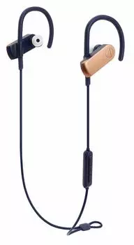 Беспроводные наушники Audio Technica SONICSPORT с пультом Bluetooth в комплекте, розовое золото RGD, водонепроницаемые, управление спортом, микрофон ATH-SPORT70BT