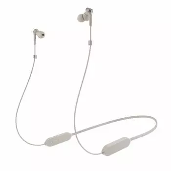 Беспроводные наушники BG Bluetooth Deep Bass до 20 часов непрерывной работы BG Beige Audio-Technica ATH-CKS330XBT [SOLID BASS/Защита от брызг